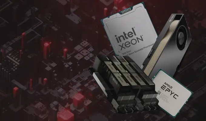 server processors and nvidia cards